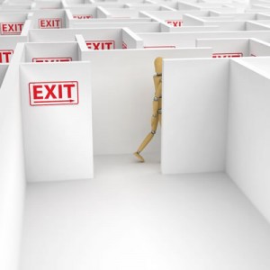 Fire Safety Emergency Plans-Fire Exit Maze Metaphor Fire Safety Emergency Plans-Fire Exit Maze Metaphor